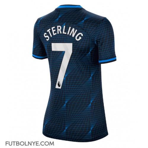 Camiseta Chelsea Raheem Sterling #7 Visitante Equipación para mujer 2023-24 manga corta